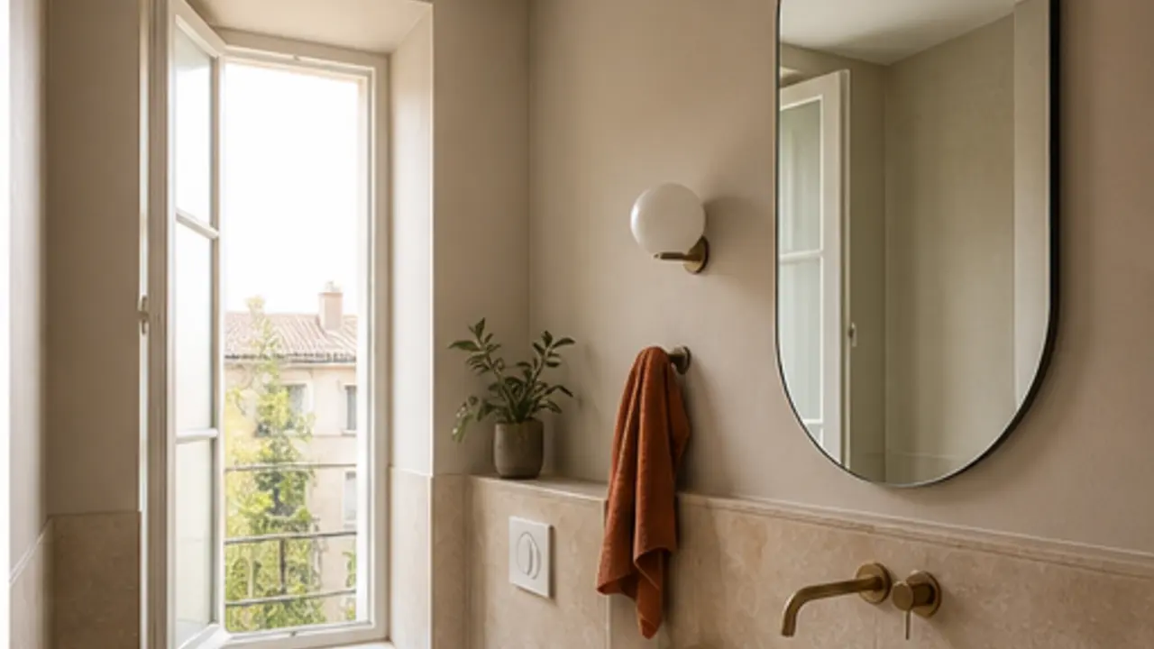 contrôle de ventilation dans une salle de bain rénovée pour limiter humidité et buée