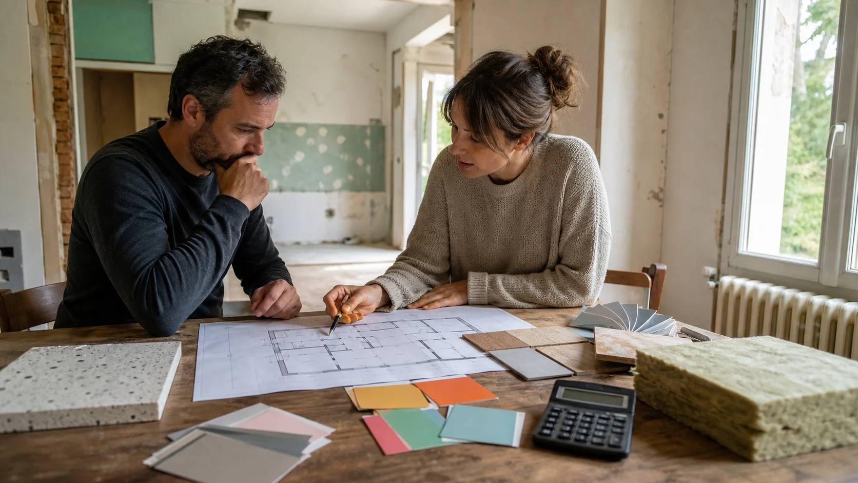 Budget et plan de rénovation pour maison des années 70