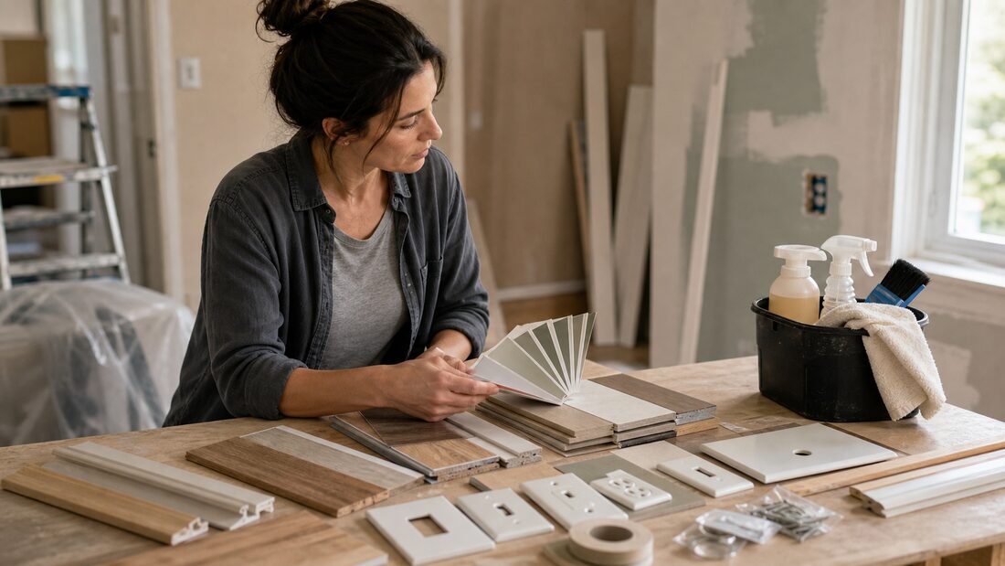 Détails de finitions et petits postes dans une rénovation
