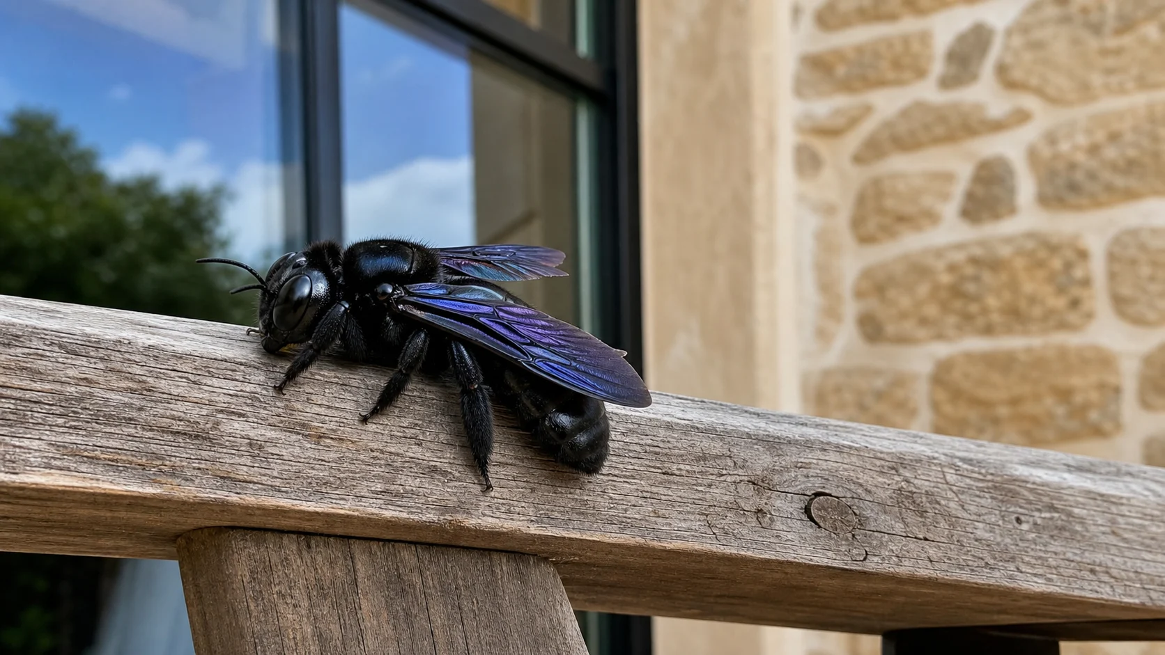 Gros insecte noir volant, comment l'identifier sans paniquer