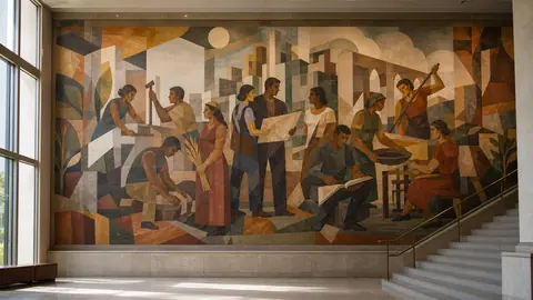 Peinture murale Diego Rivera, comprendre le style muraliste
